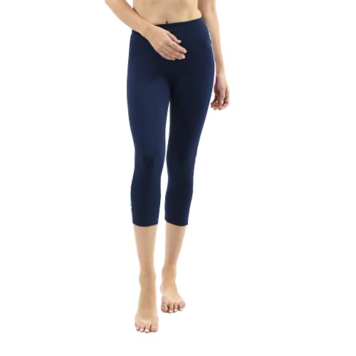 Private Island Women Upf 50+ Capri Leggings Swimsuit Pants Beach Bathing Swim Rash Guard Bottom (M, Nwsbp-Rlcp) #TOP1