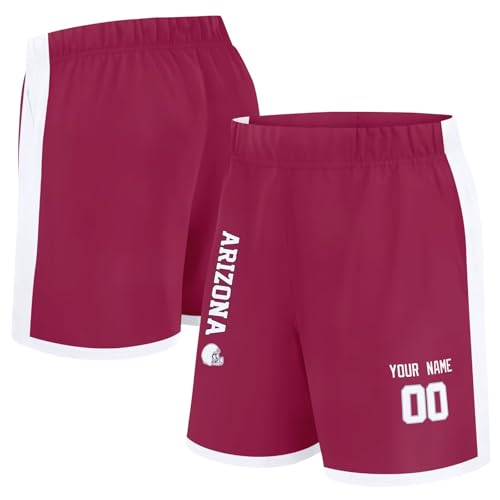 Swim Trunks Beach Shorts with Pockets Custom Name Number for Men Youth