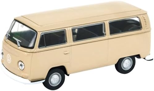 Miniatura - 1:64-1972 Volkswagen T2 Kombi - Bege - California Minis - Welly