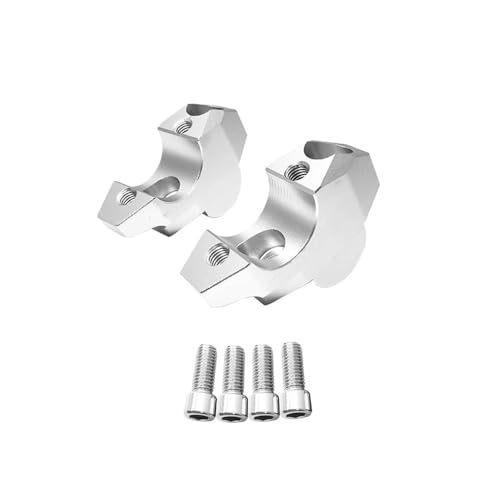 Riser de guidon pour moto X-ADV 750 et ADV 350 argent en aluminium