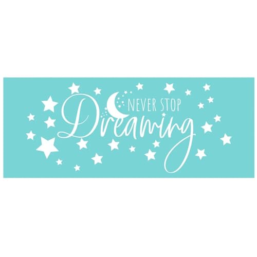 MANGOUSONG Screen Printing Kit,37.5x15cm Moon Silk Screen Stencils Reusable Silkscreen Print Kit for Printing Handbag Decoration Template Seal Tool