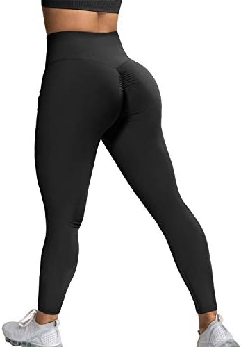 ZITAIMEI Scrunch Ruched Butt Leggings 