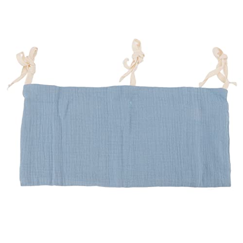 Baby Bed Storage Hanging Bag, 2 Pockets Infant Bedside Storage Bag Strap Infant Bedside Storage Bag Hanging Organizers For Toy Storage Organization (Dark Blue) #TOP4