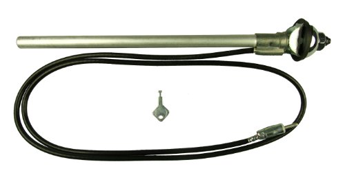 Antena telescópica cromada Celsus an7901 para aleta de coche