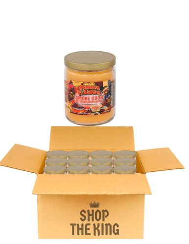 Bulk Smoke Odor Exterminator Candles Ultimate Smoke Elimination Case of 12 (Peace & Love)
