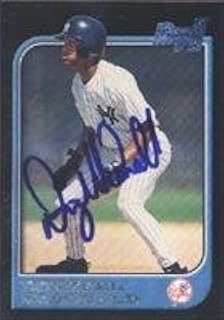 Donzell McDonald New York Yankees 1997 Bowman First Card Autographed Card ~ Rook - Compare price