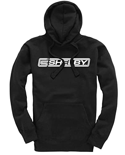 Shelby OG Logo Hombres Hombres Sudadera Negro Cover