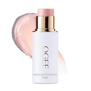 Ogee Sculpted Face Stick (PEARL – PEARLESCENT PEONY SHIMMER) Certified Organic Highlighter Makeup – Multi-Use Glow Highlighter Stick