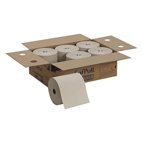 Georgia-Pacific Sofpull 26480 Hardwound Roll Paper Towel; Nonperforated; 7.87'' X 1000' (Case of 6 Rolls)