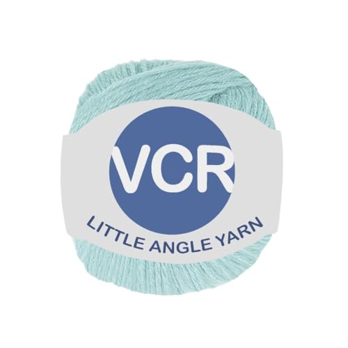 Image of VCR 4 Ply Powder Blue Little Angle Yarn, 25 Grams, 92 Meters Length, 100% Acrylic Soft Baby Knitting Yarn for Crochet, Newborn Sweaters, Soft Baby Socks, Mittens and Leggings, Pack of 1
