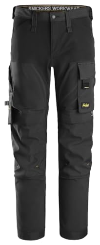 Pantalon Snickers 6375 softshell extensible noir taille 50 pour artisans
