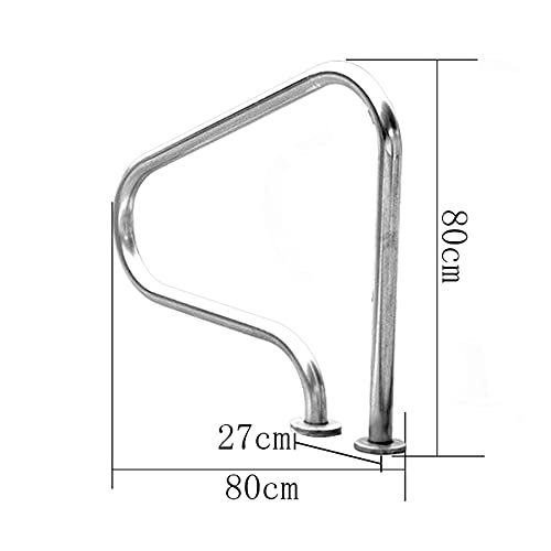 Main courante de piscine anti-glissade pour escalier de parc aquatique