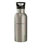 Knick Knack Gifts #hopperings - 20oz Stainless Steel Water Bottle, Silver