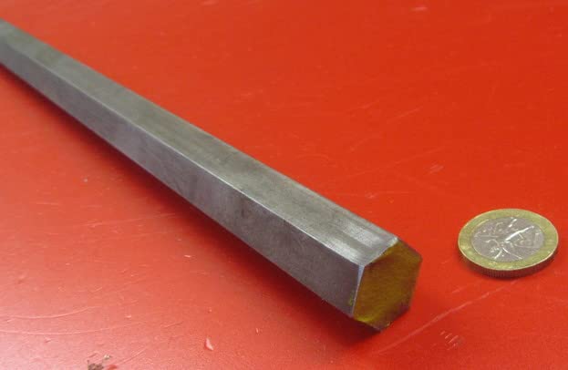 1018 Carbon Steel Hex Rod 0.750" (3/4") Diameter x 3 Foot Length