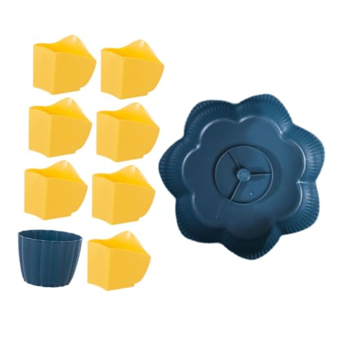 Artibetter 多格設計の野菜用水切りバスケット 便利な割トレー付き キッチン果物収納 実用的で清掃簡単 食材整理に