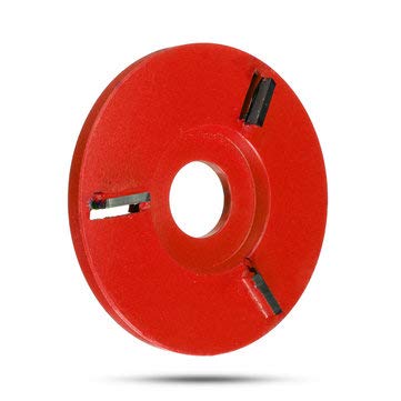 Fresa plana de tres dientes para rebajar madera sin vibración en amoladora de 22 mm
