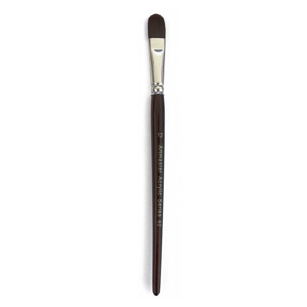 The Art Shop Skipton Artmaster Acrylic Paint Brush | Series 62 Filbert | 6 Sizes (12)