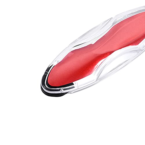 Image of Static Dissipative Keychain - [ Static-Free ] Electrostatic Discharge Resin Conductive Antistatic Key Ring, Red