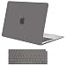 MOSISO MacBook Air 13 inch Case 2019 2018 Release A1932 with Retina Display, Plastic Hard Case Shell & Keyboard Cover Skin Only Compatible with MacBook Air 13 with Touch ID, Gray