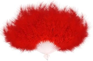 HENBRANDT FEATHER HAND FAN LADIES BURLESQUE FANCY DRESS COSTUME