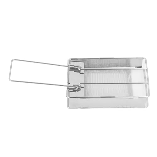 Xixian Tostadora Plegable para Cámara, Picnic y Exteriores – Mini Tostadora Portátil de Acero Inoxidable