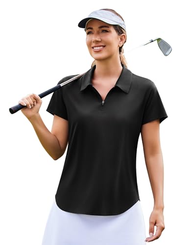Amazon.com: PINSPARK Polo Shirts for Women Moisture Wicking Golf