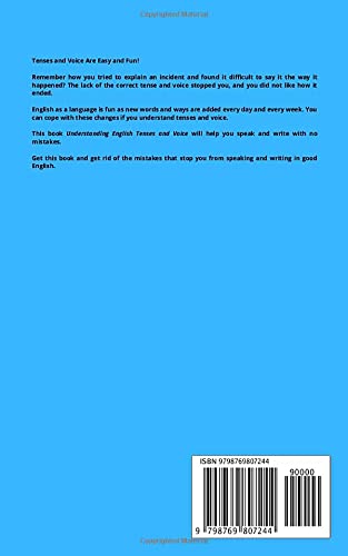 Understanding English Tenses and Voice: For Beginner, Intermediate, and Advanced Learners of English, Foreign Students, ESL, TOEFL, Homeschooling, ... and Language Teachers (Parts of Speech) - Image 2