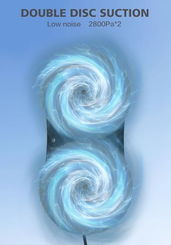 KADSKAN Window Cleaning Robot, Automatic Window Cleaner with Water Spray for Windows/Tiles/Class Door, Inside/Outside, 5600Pa Suction Power, 3.0 Path Planning, Remote Control