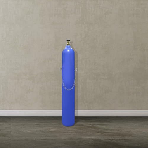 Support bouteille oxygène 40l pour sécuriser le gaz en camping-car - 7