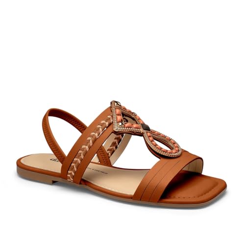 Sandália Feminina Dakota Rasteira Caramelo 37