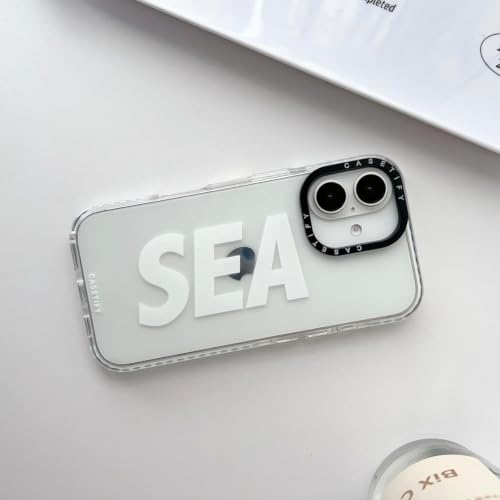Image of for iPhone 17 SEA Case Transparent, Grip Case Silicon Slim Fit Shock-Absorbing TPU Bumper & Anti-Yellowing Clear Protective Back Coverfor iPhone 17 (White, 01)