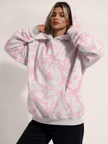 Image of Trendy Queen Women Oversized Hoodies Fall Outfits | Gentle Skin Feel, Aesthetic Drop Shoulder, Large Kangaroo Pocket, Seamless Daily Outfit Match