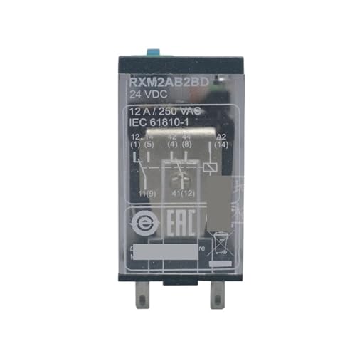 Relais industriel RXM2AB2BD DC24V résistant aux vibrations 12A avec socle RXZE1M2C - 2