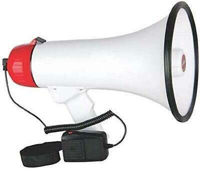 EDMBG New Megaphone 30 WATT + Alarm + Speaker Public Address