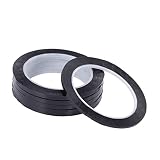 HAPINARY 10 pieces and Black Mmxm for Whiteboard Self Width Marking Chart Painters Adhesive Tape Gri