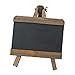 Woideklu Tabletop Chalkboard Sign Wood Blackboard Menu Board Chalk Board for Cafe Business Office
