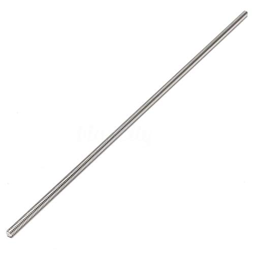 Lysee 3D Printer Parts & Accessories - T8 Lead Screw Kit 500mm Lead 8mm Vertical Lead Screw Rod & Pillow Block Mounted Bearing for 3D Printer - (Size: as Shown)