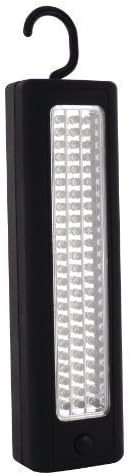DINOWIN 72 LED Ultra Bright Work Light, Magnetic Light with Hanging Hook,Portable Battery Operated Inspection Lamp Torches for Camping, Household,Attic, DIY,Workshop, Fishing (Black)