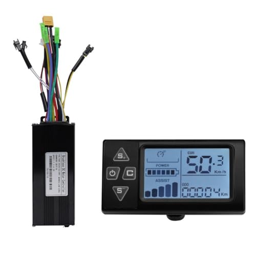 Contrôleur sine wave 36V 48V étanche avec afficheur LCD S861 pour moteur 750W 1000W