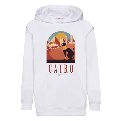 Sweat enfant Égypte chat et pyramide une idée cadeau originale pour anniversaire et Noël