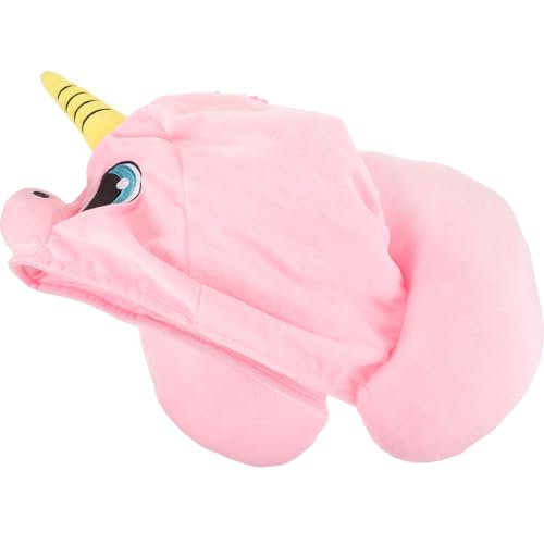 Almohada viaje con capucha 30 cm U en forma miniatura 1