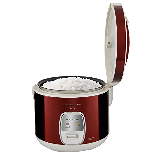 Panela de arroz, Retro Pppa10vi, 10 xícaras, Vermelho, 110v, Philco