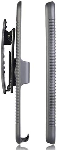 Miniatura 7 de Nakedcellphone - Funda con clip para iPod Touch 7/6/5, funda rígida acanalada negra y cinturón con soporte para iPod Touch 7, 6ª y 5ª generación