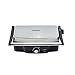 IMUSA Stainless Steel Panini Press Electric with Adjustable Temperature Settings and Nonstick Plates, 1200W