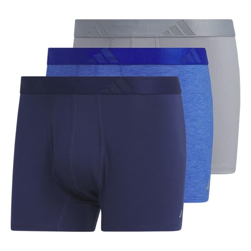 adidas Men's Underwear Trunks 3-Pack – Luxe Comfort Ultra Soft Rayon Blend