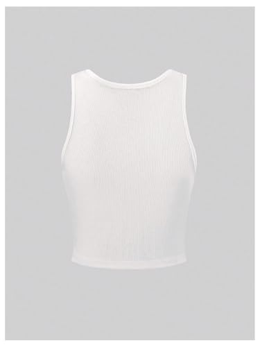 Women's Cherry Print Cropped Tank Top Scoop Neck Sleeveless Slim Fit Summer Tops2