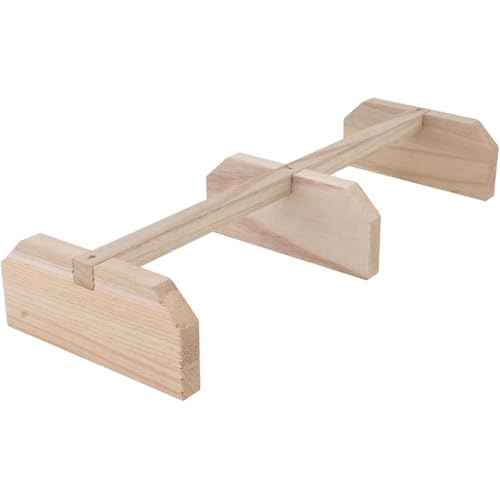 Toyvian Perchoir Poulailler en Bois Massif, Accessoire pour Poules Pondeuses et Poussins, Conçu pour Installation Intérieure et Extérieure