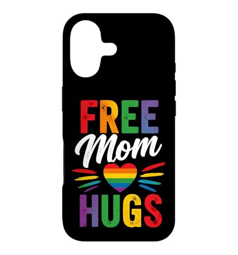 Free Mom Hugs LGBTQIA+ Ally Pride Month�B �X�}�z�P�[�X iPhone 17 �p