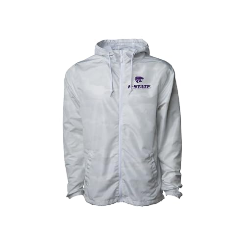 Sorority Letters Shop Kansas State University Lightweight Windbreaker Jacket with K-State Logo Embroidered3
