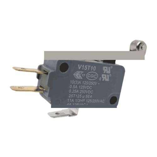 Micro switch V15T10 10A Travel anti-friction avec long levier galet métallique fin de course